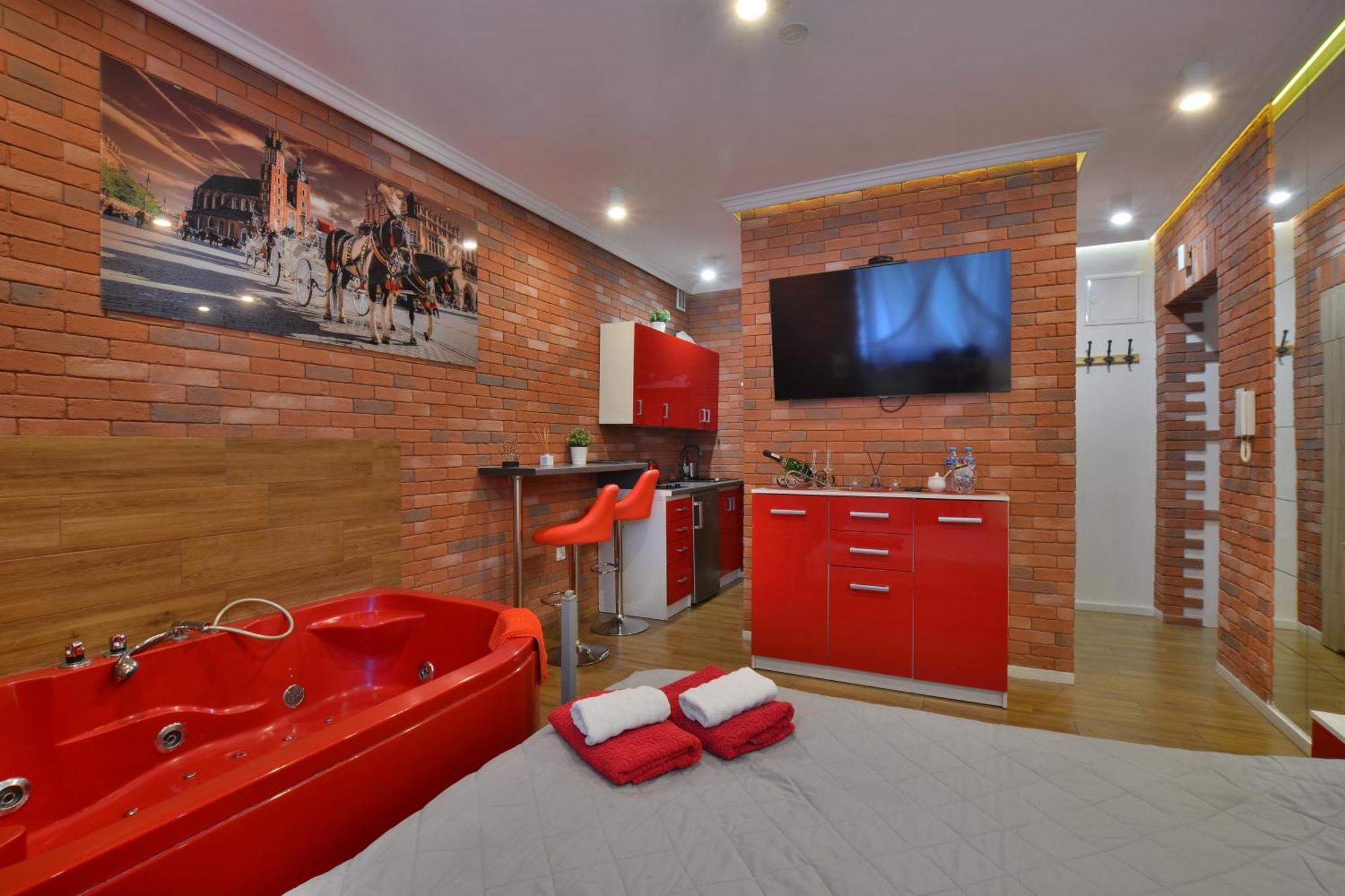 Jacuzzi Apartment Red Krakow Exterior photo